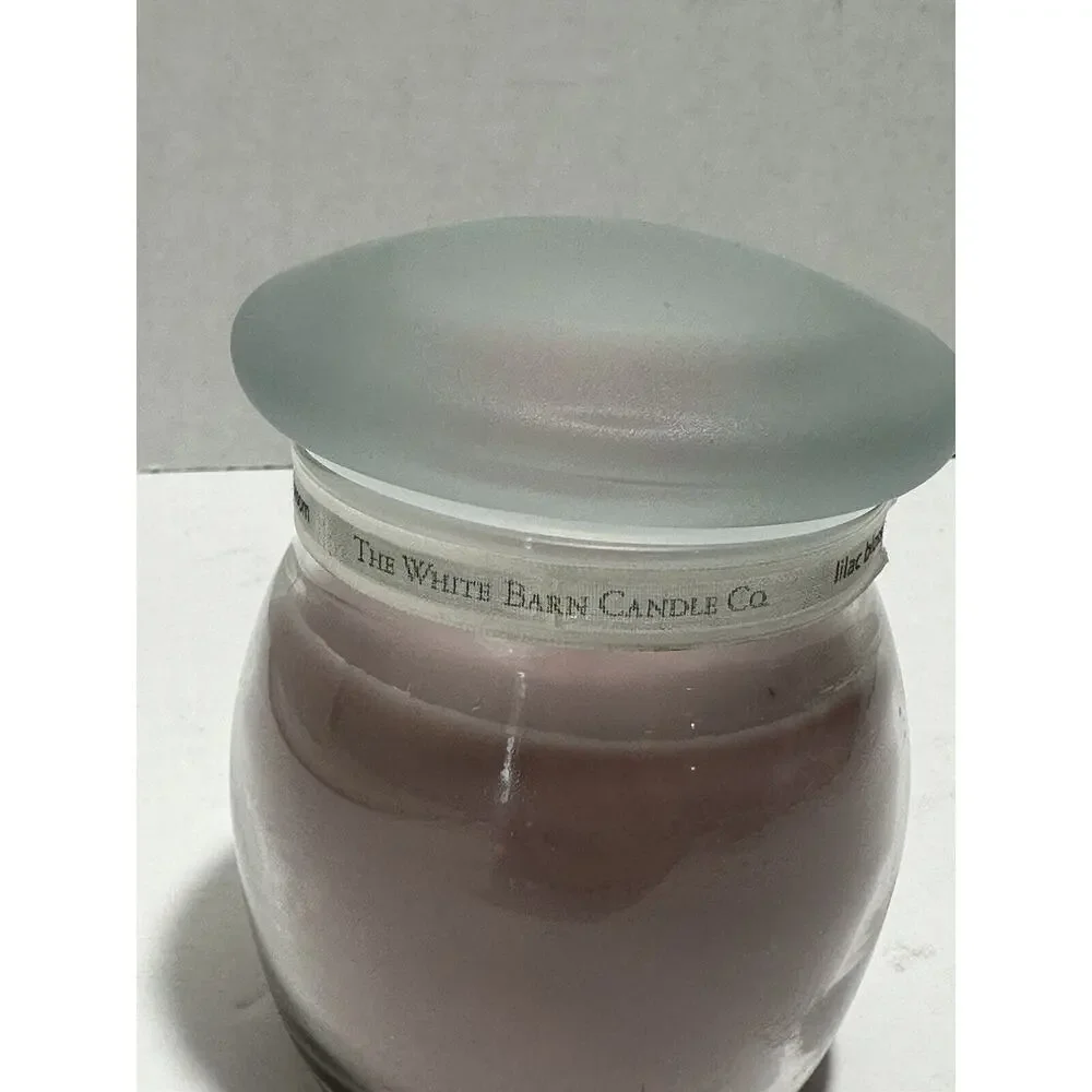 The White Barn Candle Co. Real Essence 7.5 Oz Candle Jar Lilac Blossom Discontin - Picture 6 of 7